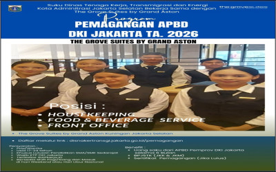 Pemagangan APBD DKI Jakarta 2026 The Grove Suites by Grand Aston