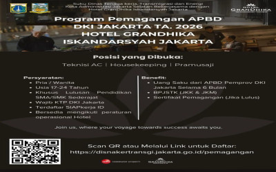 Program Pemagangan APBD 2026 di Hotel GrandDhika Iskandarsyah Jakarta